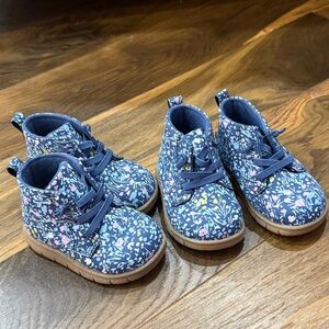 Carter's Blue Floral Kids Boots